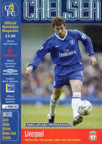 Match programme